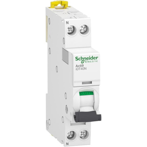 Schneider - Disjoncteur modulaire 1P+N C Acti9 iDT40N 16 A 6000A/10kA Schneider  - Télérupteurs, minuteries et horloges