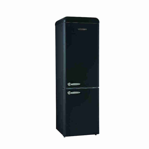 Schneider - Réfrigérateur combiné 60cm 304l brassé noir - SCB300VB - SCHNEIDER Schneider  - Réfrigérateur sans congélateur Réfrigérateur