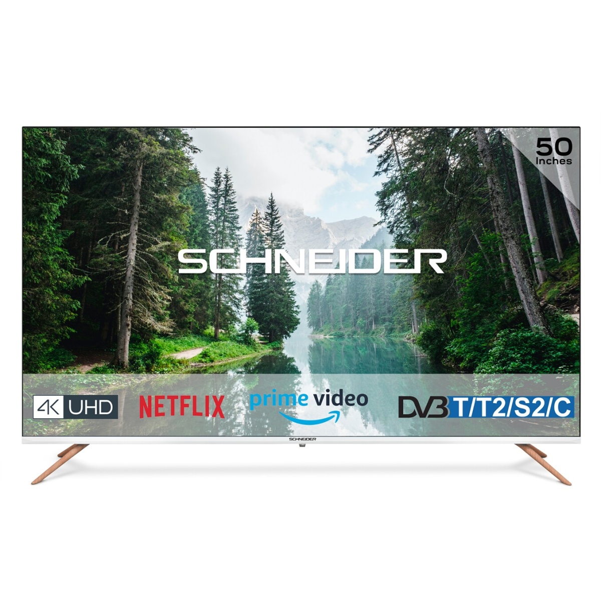 TV 50'' à 55'' Schneider SC-50S1FJORD 50'''' 4K-UHD