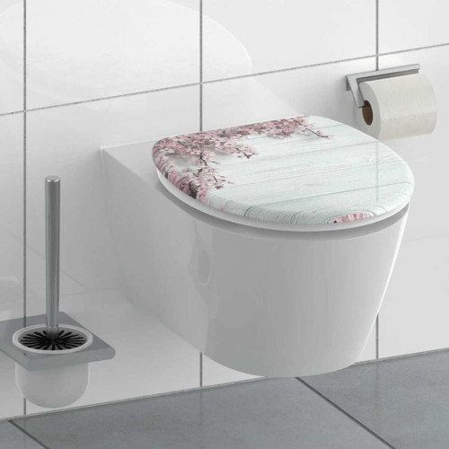 Schutte - SCHÜTTE Siège de toilette avec fermeture en douceur FLOWERS & WOOD Schutte  - Toilettes