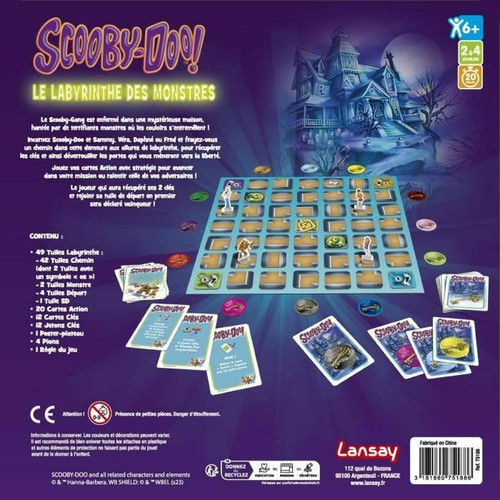 Jeux de stratégie Jeu de société Scooby-Doo Le Labyrinthe des Monstres (FR)