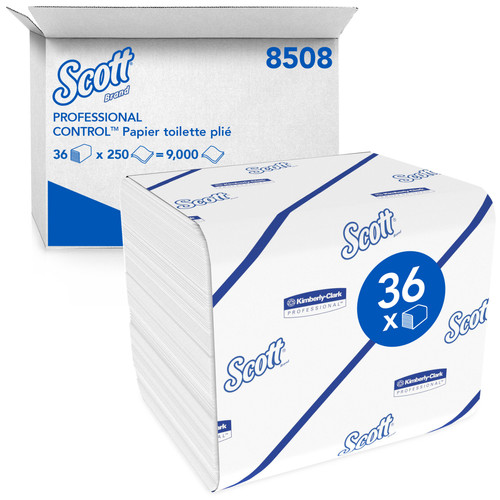 Scott - Papier toilette plié Scott Control Scott  - Accessoires de salle de bain