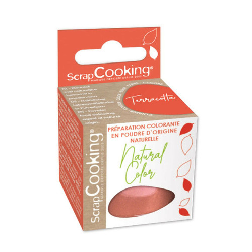 Scrapcooking - Colorant d'origine naturelle - Terracotta 10 g Scrapcooking  - Kits créatifs
