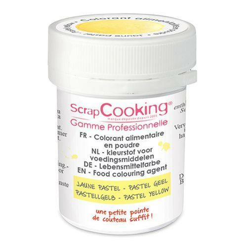 Scrapcooking - Colorant alimentaire en poudre 5 g - jaune pastel Scrapcooking  - Scrapcooking