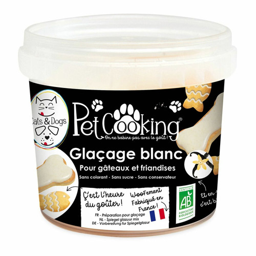 Scrapcooking - Glaçage blanc biscuits pour chien et chat 150 g Scrapcooking  - Friandise pour chien