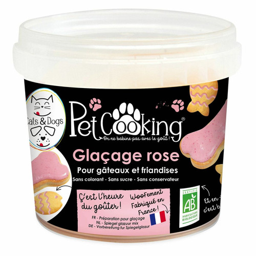 Scrapcooking - Glaçage rose pour biscuits chien et chat 150 g Scrapcooking  - Friandise pour chien