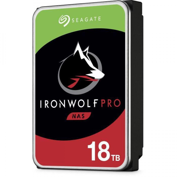 Disque Dur interne Ironwolf PRO NAS HDD 18To SATA Ironwolf PRO Enterprise NAS HDD 18To 7200rpm 6Gb/s SATA 256Mo cache 3.5p 24x7 for NAS and RAID Rackmount systems BLK