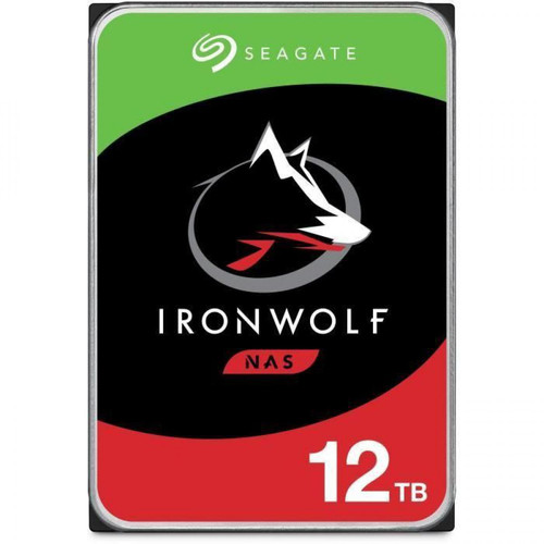 Seagate - SEAGATE - Disque dur Interne - NAS IronWolf - 12To - 7200trs/mn - 3.5 ST12000VN0008 - Disques durs pour NAS Disque Dur interne