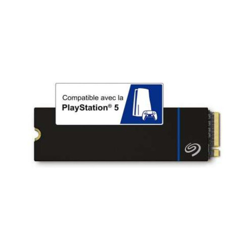 Seagate - Seagate Game Drive M.2 SSD pour PS5 - 2 to - NVMe 1.4 PCIe Gen4 - jusqu'à 7 300 Mo/s - Dissipateur de Chaleur - SSD Interne M.2