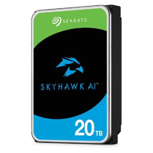 Seagate - SkyHawk AI Disque Dur HDD Interne 20To 3.5" SATA 260Mo/s Noir - Disque Dur interne 3.5" Disque Dur interne