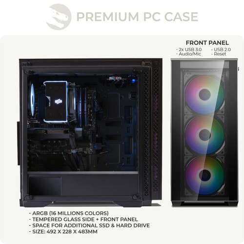 Sedatech PC Gaming • Intel i9-13900KF • RTX4080 • 32 Go DDR5 • 1To SSD M.2 • 3To HDD • sans OS