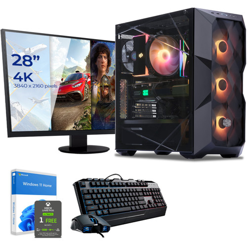 Sedatech - Pack PC Gamer • Intel i9-12900KF • RTX3070 • 32Go RAM • 1To SSD M.2 • 3To HDD • Windows 11 • Moniteur 28" - PC Fixe Gamer Pc tour + ecran