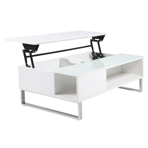 Selsey SELSEY Table basse - KOSTRENA - 110x60 cm - blanc