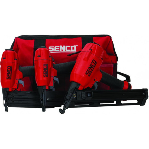 Senco - Kit 3 outils Black Label SENCO - 2 cloueurs + agrafeuse + sac de transport - 10S2001N Senco  - Cloueur senco