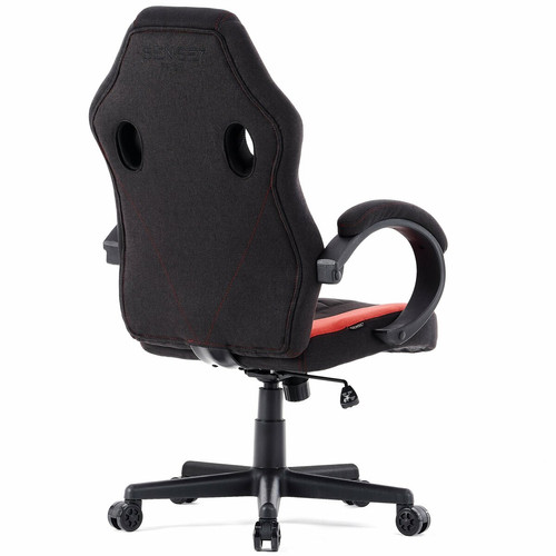 Sense7 SENSE 7 Prism | Siège Gamer Fabric Gaming  Chair noir et rouge
