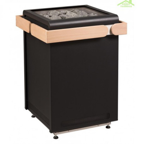 Sentiotec - Poêle à sauna design CONCEPT R  de SENTIOTEC 9, 10,5, 12 ou 15 kW - Acier inoxydable - Saunas traditionnels