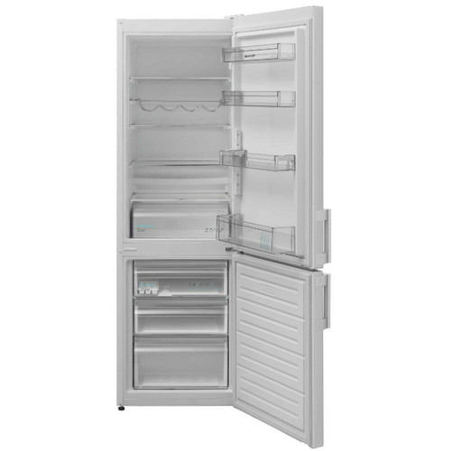 Sharp Réfrigérateur combiné 54cm 268l nanofrost blanc - sjbb04ntxwf - SHARP