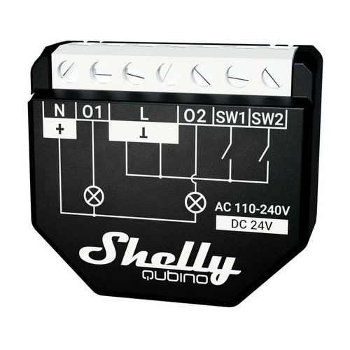 Accessoires de motorisation Shelly Shelly Qubino Wave 2PM