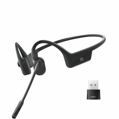 SHOKZ - Casques Bluetooth avec Microphone Shokz CG72383 Noir SHOKZ  - Bonnes affaires Ecouteurs intra-auriculaires