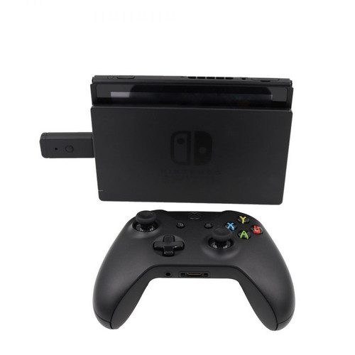 Joystick Adaptateur Manette pour Nintendo Switch Sans Fil PS4 PS3 Xbox Playstation PC Clef USB (NOIR)