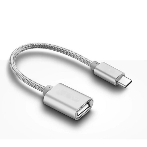 Autres accessoires smartphone Shot Adaptateur Type C/USB pour "OPPO Find X2 Lite" Smartphone & MAC USB-C Clef (ARGENT)
