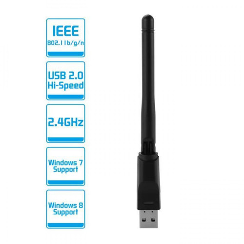 Sacoche, Housse et Sac à dos pour ordinateur portable Adaptateur Wifi USB pour PC ASUS ROG Sans Fil Amplificateur Recepteur 150Mbps (NOIR)