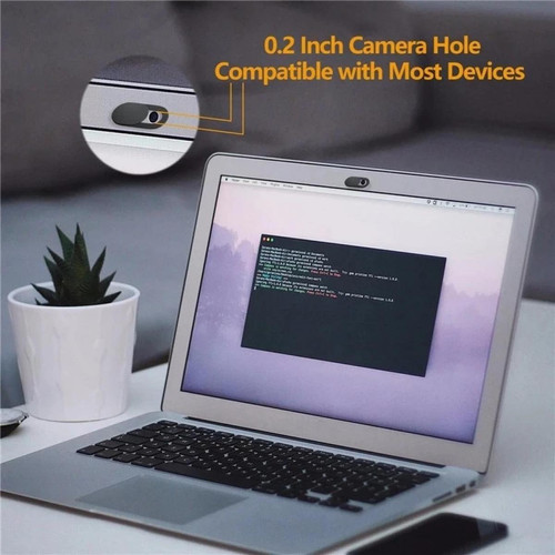 Shot Cache Camera x3 pour PC ASUS ROG Webcam Smartphone Tablette Lot de 3 (NOIR)