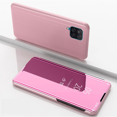 Shot - Clapet Miroir pour "SAMSUNG Galaxy A42" Protection Clear View Maquillage (ROSE) Shot  - Coque, étui smartphone