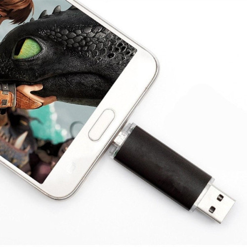 Shot - Clef USB 8Go 2 en 1 pour SAMSUNG Galaxy S4 Mini Smartphone & PC Micro USB Memoire 8GB (NOIR) - Clé USB mini Clés USB