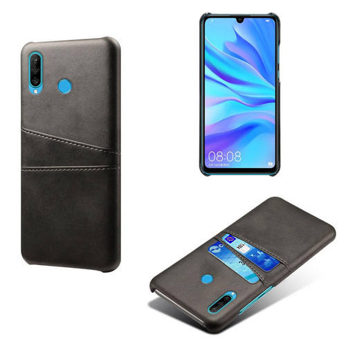 Shot - Coque Porte-cartes pour "HUAWEI P30 Lite" Simili-cuir Protection (NOIR) Shot  - Accessoires pour Smartphone Huawei P30 Accessoires et consommables