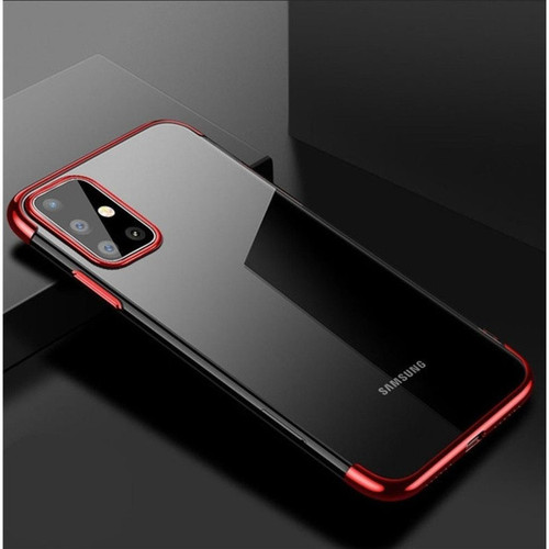 Shot - Coque Silicone Bord pour "SAMSUNG Galaxy S20+ PLUS" Bumper Fine Transparente (ROUGE) Shot  - Accessoires Samsung Galaxy S Accessoires et consommables