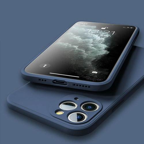 Shot - Coque Silicone Mat pour "IPHONE 14 Plus" Elegante Ultra Fine Protege Cameras (BLEU) Shot  - Coque, étui smartphone