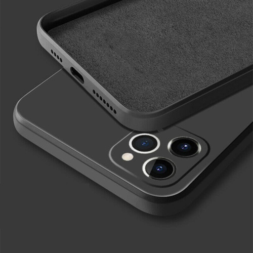 Shot - Coque Silicone Mat pour "IPHONE 14 Pro" Elegante Ultra Fine Protege Cameras (NOIR) Shot  - Coque, étui smartphone