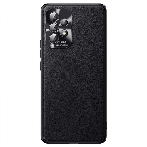Shot - Coque Simili Cuir pour "SAMSUNG Galaxy A52" Fine Elegante Protege Cameras (NOIR) Shot  - Shot