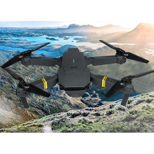 Shot - Drone Mini E58 avec Camera 1080P Telecommande avec Compartiment Telephone Vol Controle Trajectoire (NOIR) - Black friday drone Drone connecté