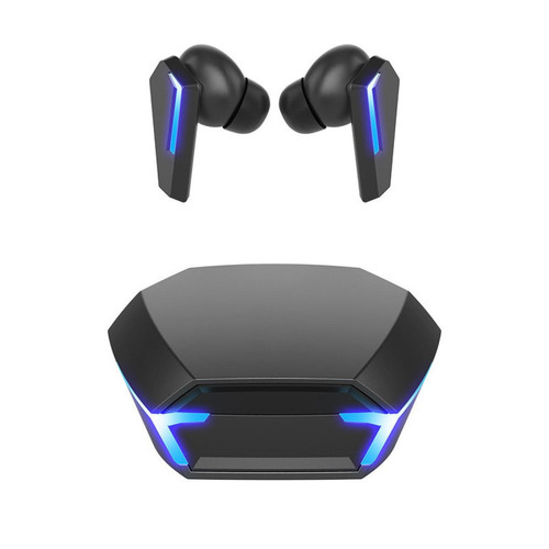 Shot - Ecouteurs Bluetooth Design Avec Boitier de Charge pour "BLACKBERRY KEY ONE" Smartphone Sans Fil INTRA-AURICULAIRE (NOIR) Shot  - Ecouteurs Intra-auriculaires Ecouteurs intra-auriculaires