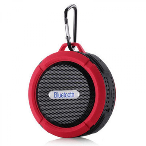 Shot - Enceinte Bluetooth Sport pour IPHONE 7 Plus Smartphone Ventouse Haut-Parleur Micro Waterproof (ROUGE) Shot  - Autres accessoires smartphone