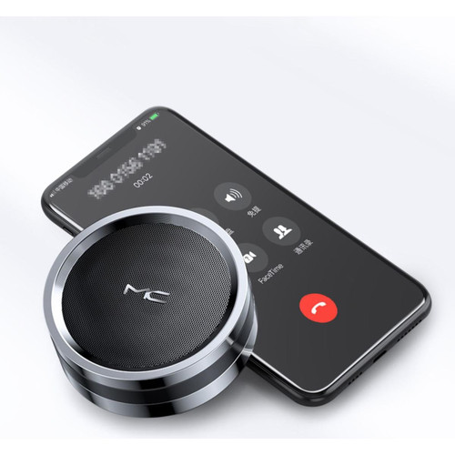 Shot Enceinte Mini Plate Metal Bluetooth pour "SAMSUNG Galaxy S6 Edge +" Smartphone Port USB Haut-Parleur (NOIR)