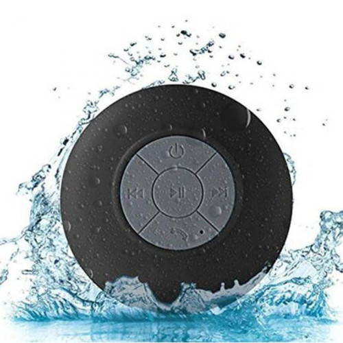 Shot - Enceinte Waterproof Bluetooth pour HUAWEI P40 Smartphone Ventouse Haut-Parleur Micro Douche Petite (NOIR) Shot  - Autres accessoires smartphone