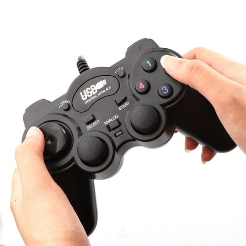 Shot - Manette avec fil pour PC PACKARD BELL USB Gamer Jeux Video Joystick Precision (NOIR) Shot  - Manette pc gamer
