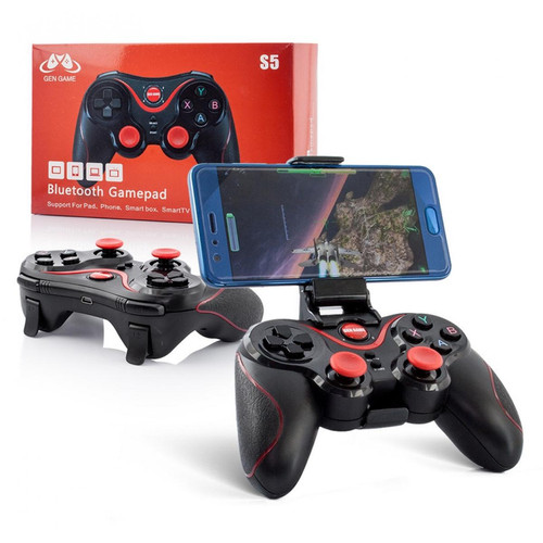 Shot - Manette avec Support pour "XIAOMI Redmi 9A" Smartphone PC USB Bluetooth Jeux Video Joystick Precision - Accessoires gamer