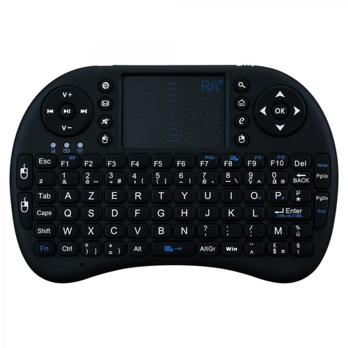 Shot - Mini clavier Bluetooth pour ALCATEL 1B Smartphone Sans Fil AZERTY Rechargeable (NOIR) Shot  - Smartphone clavier azerty