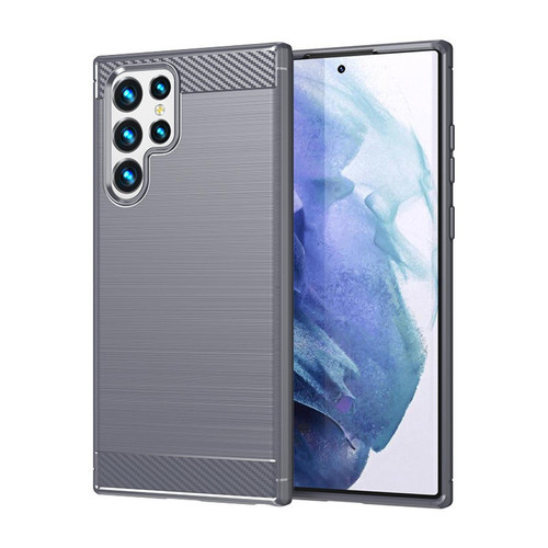 Shot - Pack Protection pour "SAMSUNG Galaxy S22 Ultra" (Coque rayée + Film Anti-Spy Verre Trempe) (GRIS) Shot  - Coque, étui smartphone