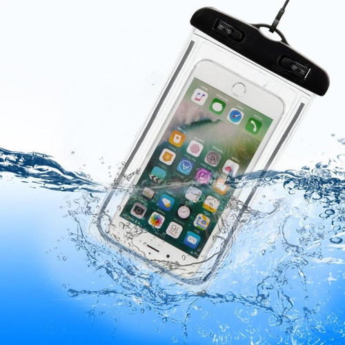 Coque, étui smartphone Shot Pochette Etanche Tactile pour IPHONE 6/6S Smartphone Eau Plage IPX8 Waterproof Coque (NOIR)
