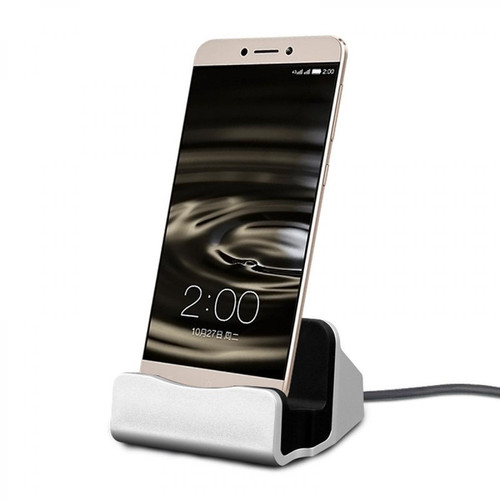 Shot - Station d'Accueil de Chargement pour SAMSUNG Galaxy Note 20 Ultra Smartphone Type C Support Chargeur Bureau (ARGENT) Shot  - Station d'accueil smartphone