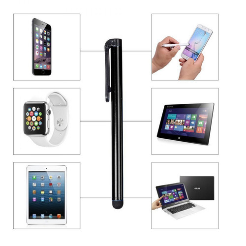 Shot Stylet Fin Aluminium x5 pour HUAWEI P30 lite XL Smartphone Tablette Ecrire Lot de 5 (ARGENT)