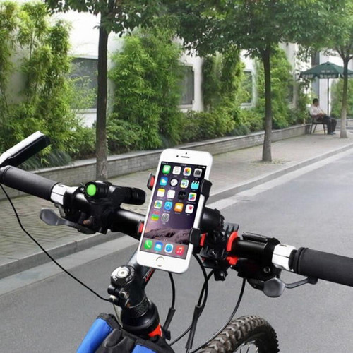 Shot - Support Velo pour HUAWEI P40 Smartphone Guidon Pince GPS Noir 360 Rotatif VTT Cyclisme Shot - Accessoires Ecran
