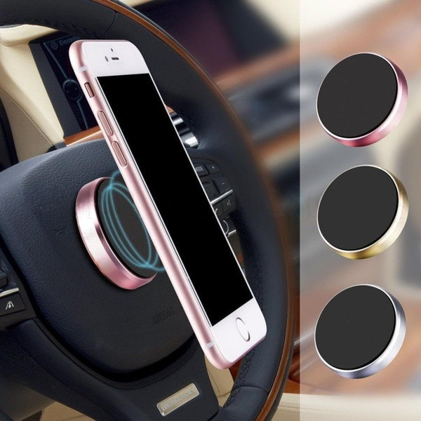 Support et Bras Shot Support Voiture Collant Plat Magnetique pour SAMSUNG Galaxy XCover Pro Smartphone Aimant (OR)