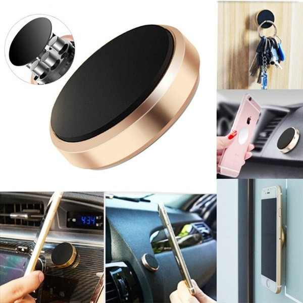 Shot Support Voiture Collant Plat Magnetique pour SONY Xperia XA2 Plus Smartphone Aimant (OR)