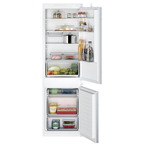 Siemens - Réfrigérateur combiné intégrable à glissière 267l - KI86V5SE0 - SIEMENS Siemens  - Refrigerateur combine blanc